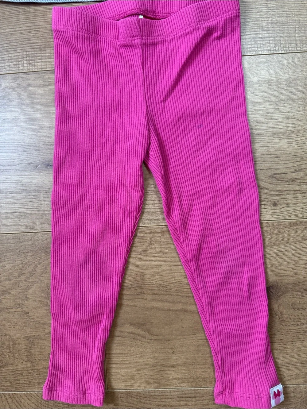 Minnie Mouse Denim Jacket and Bright Pink Leggings Set
